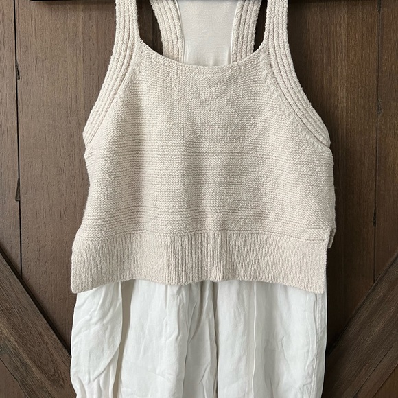 Anthropologie Layered Sweater Tank - Picture 2 of 6